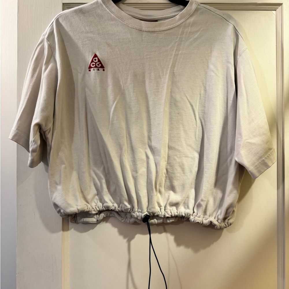 Nike ACG cropped tee with cinch detail